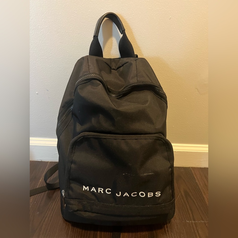 Marc Jacobs Black Backpack with Adjustable Straps